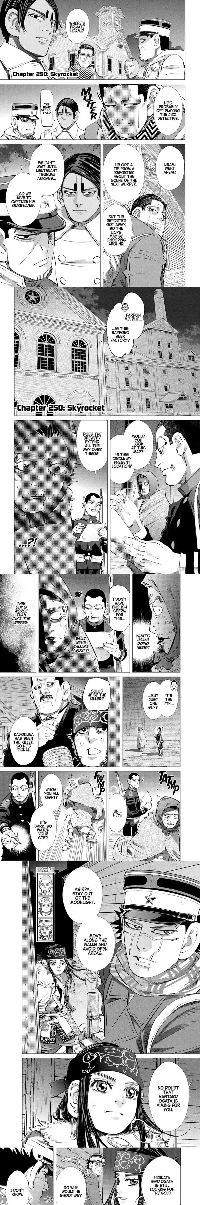 Golden Kamuy Chapter 250 image 1_optimized